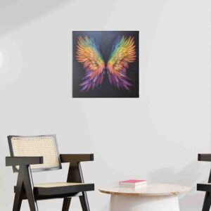 Pintura alas multicolor Euforia