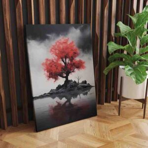 Cuadros de árboles para sala Tempestad Emotiva