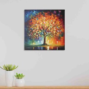 Arbol de la vida canvas estilo Afremov