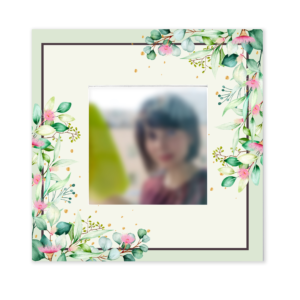 Adeline Divertido Espejo de decoración Flores