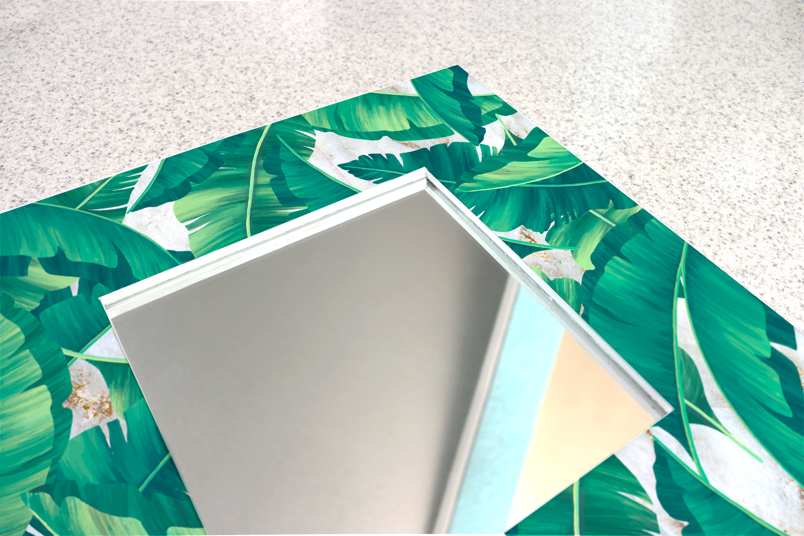 Hojas Agua Salada juego de 2 Espejos decorativos modernos - Imagen 6