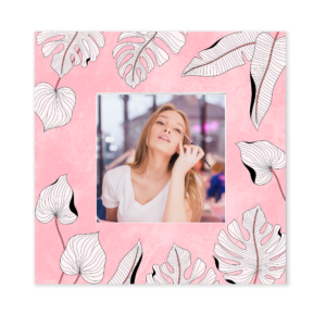 Lindo Espejo para pared grande Hojas Encanto Florido