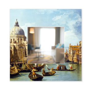 Canal de Venecia Clásico Espejo recibidor arte