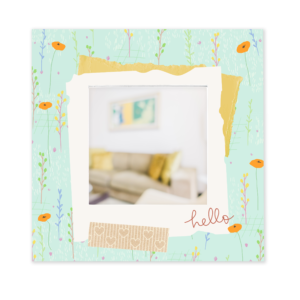 Espejo decorativo para sala Increíble Hello Aesthetic