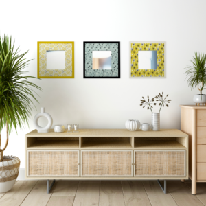 3 Lindos Espejos económicos Flores diente de león