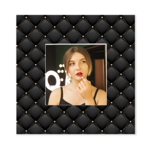 Espejo decorativo sala Fantástico Negro Luxe