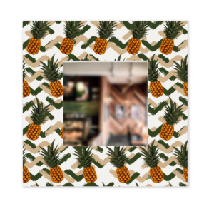 Espejos para salas pequeñas  Hojas Piña Colada 2 pz