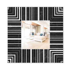 Espejo elegante Negro Varenna
