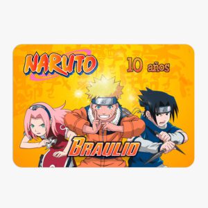 Manteles individuales fiesta temática naruto