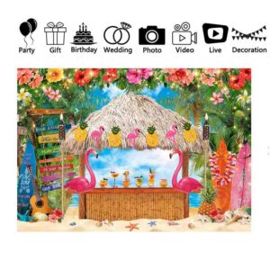 Backdrop Temática decoración hawaiana adultos MOD.HAWAIO14