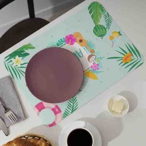 Decoración de fiesta hawaiana manteles individuales Mod.16