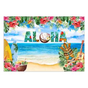 Backdrop photocall Decoración fiesta hawaiana MOD.HAWAIOO2