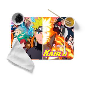 Mantelitos reutilizables fiesta de naruto