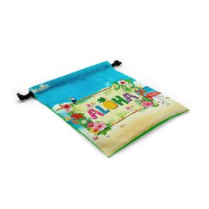 Dulceros morralitos fiesta hawaiana personalizados Mod.4