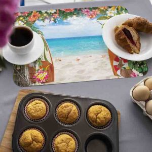 Temática hawaiana mantelitos reutilizables Mod.5