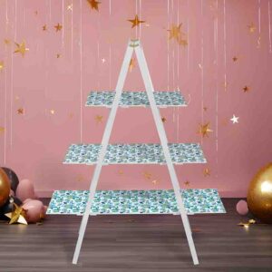 Escalera para dulces Plegable Flores MOD. Celeste