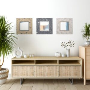 Espejos antiguos de madera Increíbles Armonía Vintage 3 pz