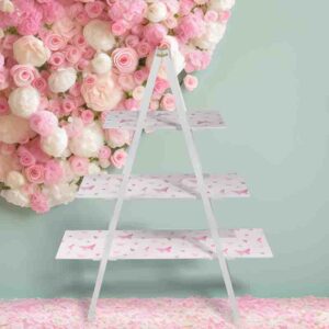 Escalera mesa de dulces Practica xv Años MOD. Mariposas soft