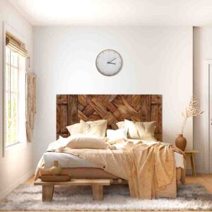 Cabeceras de madera sencillas flotantes MOD. Patrones Intrincados