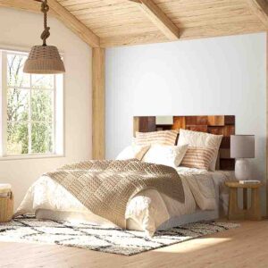 Cabeceras de madera flotantes roble y nogal