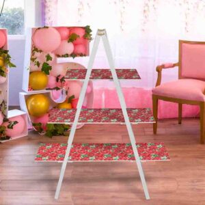 Escalera para mesa de dulces Plegable xv Años MOD. Rosales