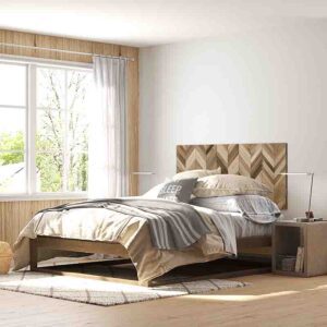 Cabecera flotante madera Texturas Nórdicas