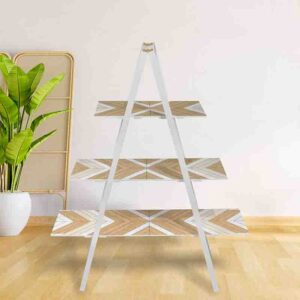 Escalera para candy bar preciosa Madera MOD. Tribal