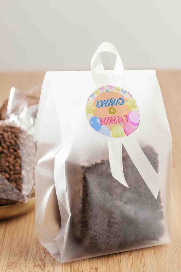 etiquetas adhesivas personalizadas decoración revelación de genero - Image 12