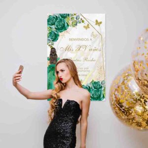 Letrero de bienvenida quinceañeras Mod.10