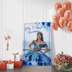 Letrero para 15 años personalizado Mod.11