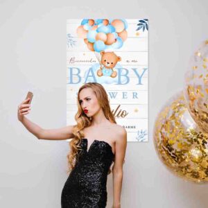 Letrero de bienvenida baby shower Mod.1