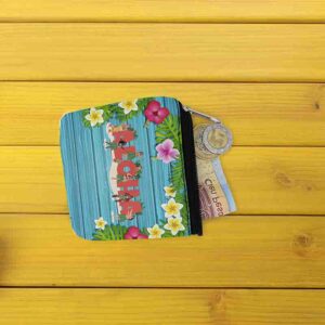 Monederos recuerdo fiesta hawaiana Mod.1