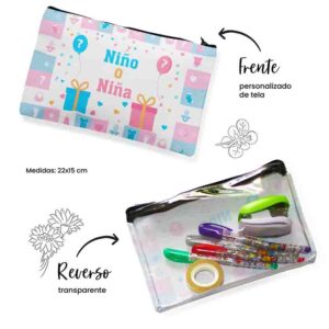 Estucheras lapicera revelacion de genero Mod.3