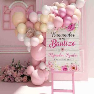 Letrero de bautismo fiesta Mod.3