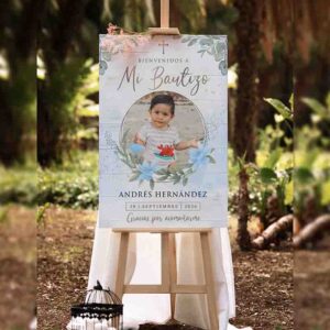 Letrero mdf mi bautizo Mod.4