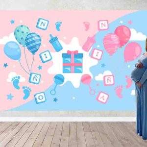 Adornos para revelación de bebe Backdrop Mod.5