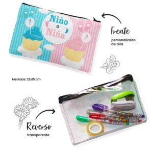 Estucheras lapicera recuerdos revelacion de sexo Mod.7