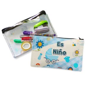 Lapiceras de tela fiesta de revelacion de genero Mod.8