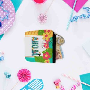 Monederos tematica hawaiana Mod.8