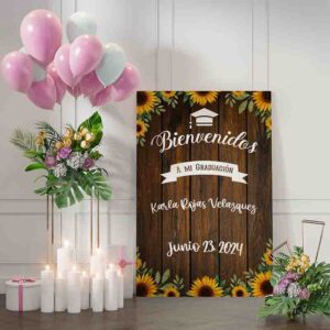 Letrero mi graduación personalizado foto Mod.8