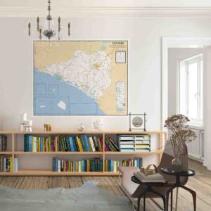 Mapa de Colima gigante carreteras