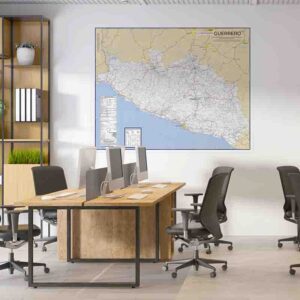 Mapa de Guerrero gigante carreteras