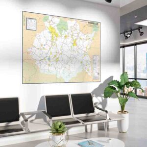 Mapa de Morelos gigante carreteras