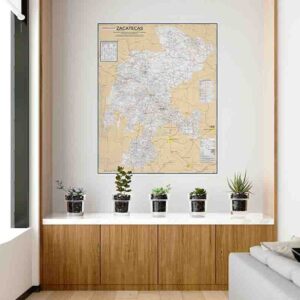Mapa de Zacatecas gigante carreteras