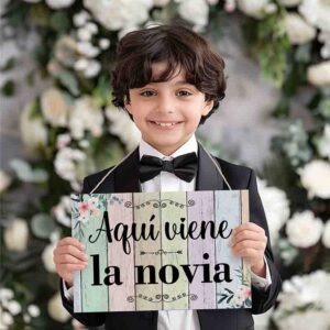 Nuestra boda letrero Detalle Elegante MOD.5