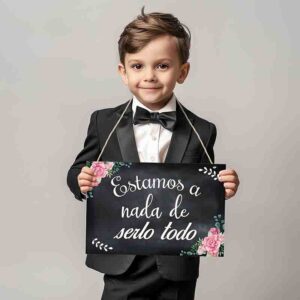 Letrero nuestra boda para Cada Rincón del Evento MOD.6