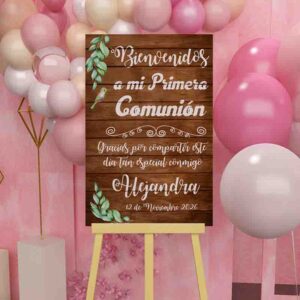 Letrero primera comunion personalizado Mod.6