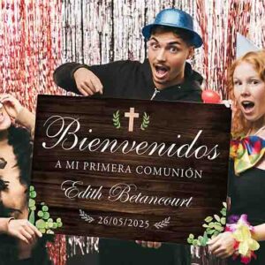 Letrero de mi primera comunion mdf Mod.7