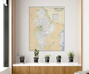 Mapa de Nuevo León