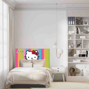 Respaldos de cama Arcoíris Kitty